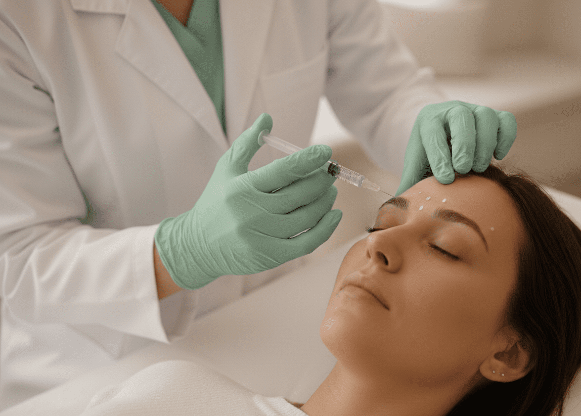 Dermatologist Giving Patient Filler